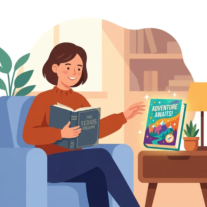 قاعدة الـ 50 صفحة: ليه مش لازم تخلص كل كتاب تبدأه؟
